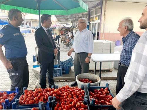 Kaymakamımız Sn. Şeref GÜLYER Esnaf Ziyaretinde Bulundu