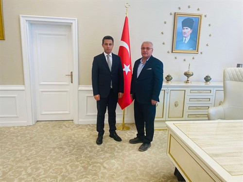 Kaymakamımız Sayın Şeref GÜLYER' e Hayırlı Olsun Ziyareti 