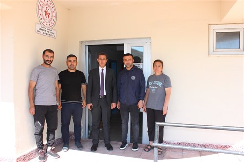 Kaymakamımız Sn. Şeref GÜLYER İlçe Gençlik ve Spor Müdürlüğünü Ziyaret Etti