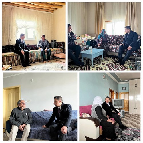 Kaymakamımız Sn. Şeref GÜLYER Hane Ziyaretleri Kapsamında Yenice Mahallemizde Vatandaşlarımızla Bir Araya Geldi